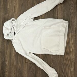 Women's White Hoodie Sweater